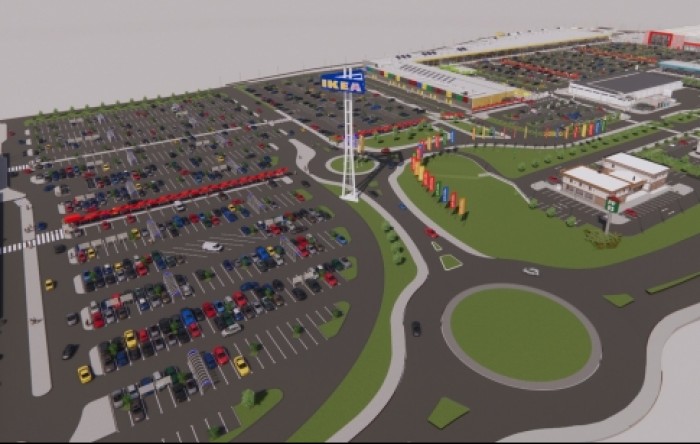 IKEA započela gradnju trgovačkog centra AVA Shopping Park