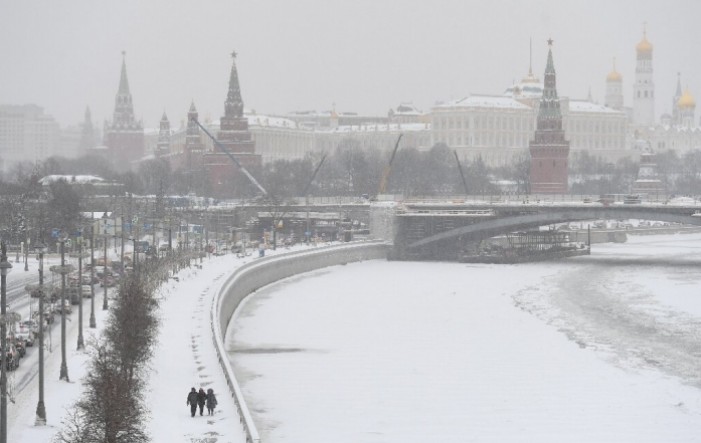 U Moskvi palo najviše snijega u posljednjih osam godina