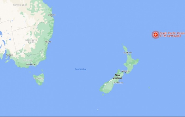Novi Zeland: Prošla opasnost od tsunamija, nakon snažnih potresa