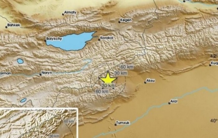 Potres magnitude 7.1 na granici Kine i Kirgistana