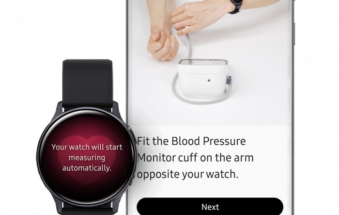 Praćenje krvnog tlaka i elektrokardiograma na Samsung Galaxy Watch3 i Galaxy Watch Active2 pametnim satovima