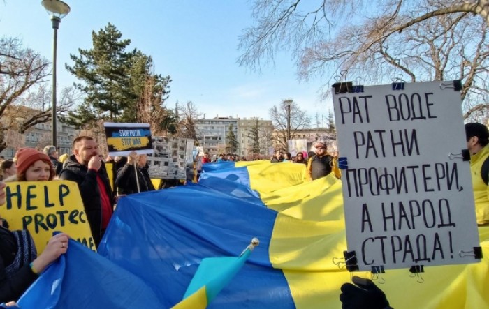 U Beogradu održan antiratni skup podrške Ukrajini