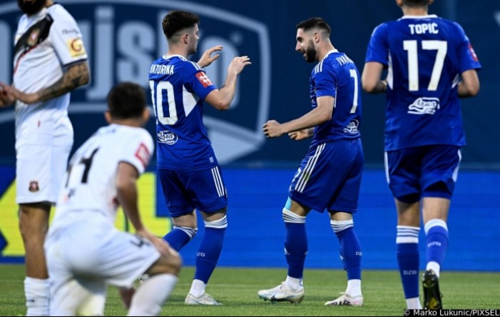 Dinamo proslavio titulu uvjerljivom pobjedom protiv Gorice