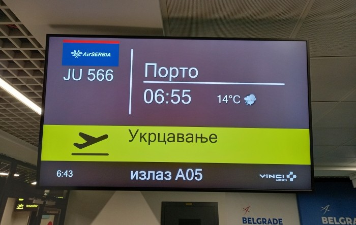 Air Serbia od danas leti do Porta