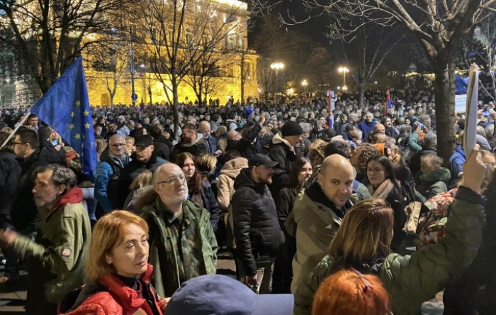 Srpska opozicija želi provaliti u zgradu Skupštine Beograda