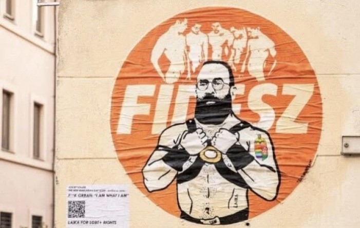 U Rimu osvanuo mural koji osramoćenog Orbanovog suradnika slavi kao gay ikonu