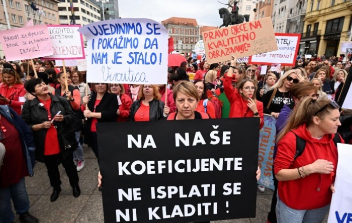Veliki prosvjed odgojitelja u Zagrebu
