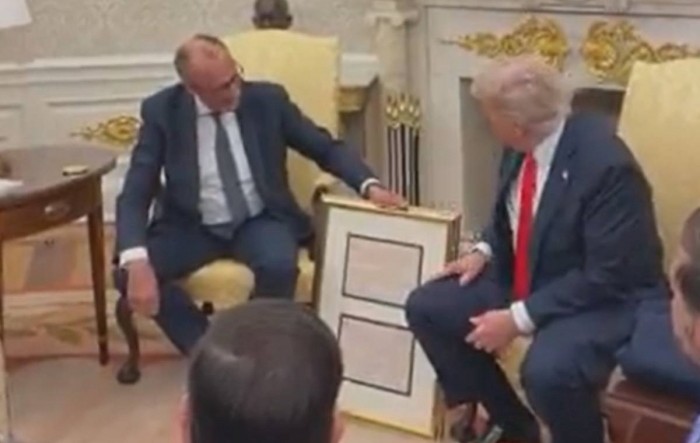 Merz u Bijeloj kući dao Trumpu rodni list njegova djeda