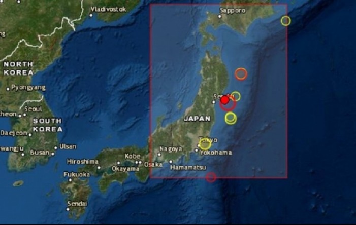 Potres od 7.0 pogodio Japan, prvi valovi tsunamija došli do obale