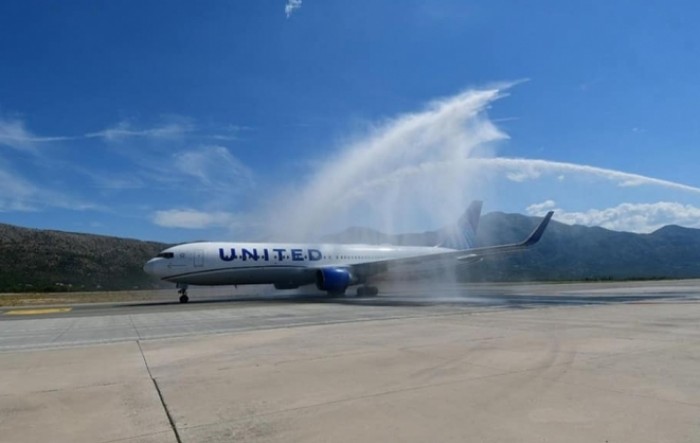 Dubrovnik: Sletio zrakoplov United Airlinesa na izravnoj liniji iz New Yorka