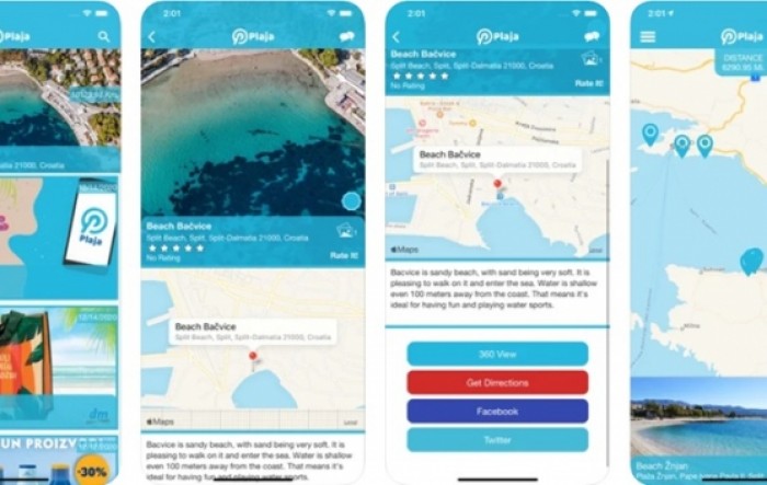Hrvatska aplikacija za jednostavan pronalazak plaža