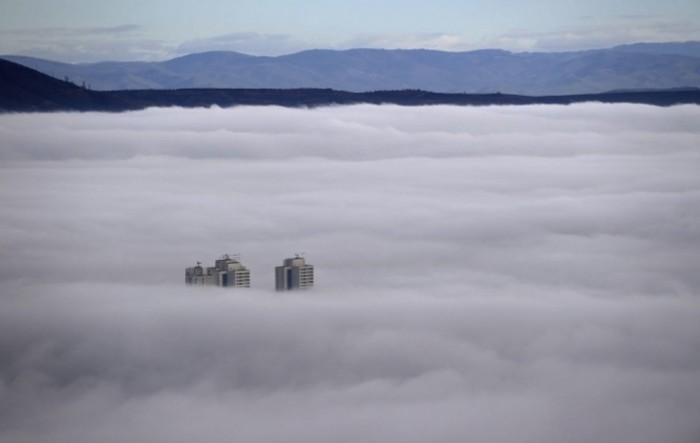 Skoplje u magli: Apokaliptične slike zagađenja