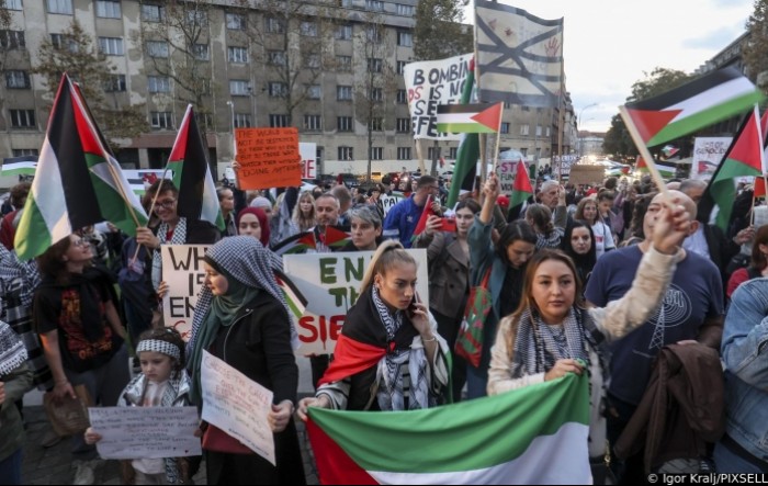 Više od 1.000 građana u Zagrebu na prosvjedu za Palestinu