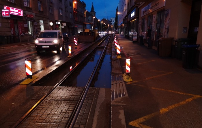 Zagreb: U iduća dva mjeseca radovi na obnovi tramvajske pruge na Črnomercu