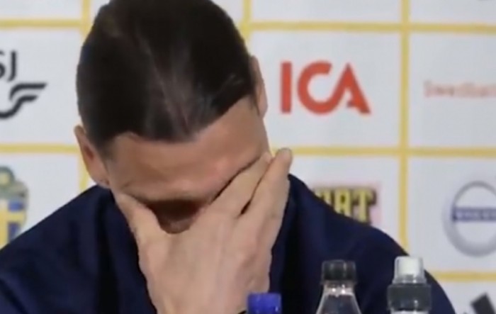 Ibrahimović zaplakao na pressici