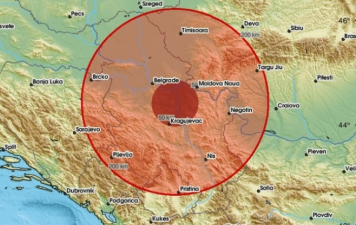 Potres kod Kragujevca probudio Srbiju