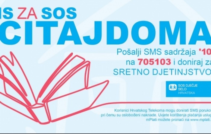 SOS Dječje selo Hrvatska pokrenulo kampanju #citajdoma