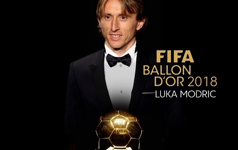 Luka Modrić osvojio Zlatnu loptu
