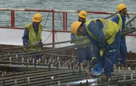 Epidemiolozi kontaktirali kineske radnike s Pelješkog mosta: Bit će pod nadzorom dva tjedna